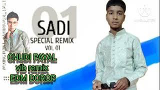 Chudi payal Chidi payal ll vib remix songs ll DJ prince Bhai piuri ll EDM jamp #cg_dj_remix