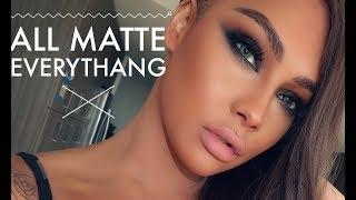 ALL MATTE EVERYTHING BLACK SMOKEY EYE | SONJDRADELUXE