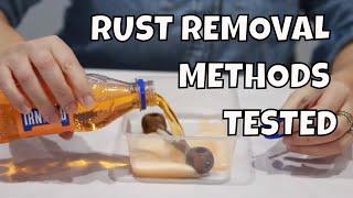 Getting rid of rust with vinegar and other methods #homehacks #diy #howto