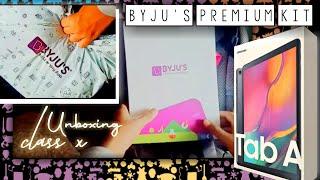 BYJU'S Learning Kit Unboxing Class 10 Byjus The Learning App - Samsung Tablet Unboxing Video (2021)