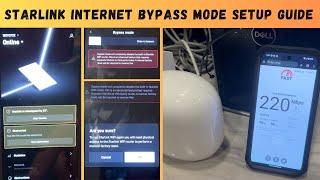 Starlink Internet Bypass Mode Setup Guide