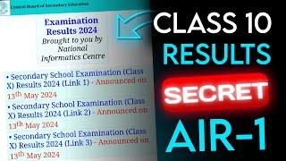 Class 10 CBSE 2024 Results OUT AIR-1?