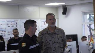 Spain: King Felipe VI visits soldiers mobilised in the Valencia region after deadly floods | AFP