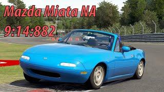 Mazda Miata MX5 NA - Nordschleife World Record 9:14:882 - Assetto Corsa + Setup in description