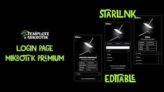 Review Starlink Login Page Mikrotik - Templatemikrotik.id