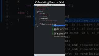 Even or Odd Numbers in #c++ | #program