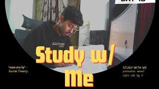 study with me live — | DAY 45 | road to 50 DAYS consecutively studying | SESS// 2