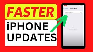 How to UPDATE Your iPHONE FASTER