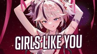 Nightcore - Girls Like You (Rock Version) (Lyrics)