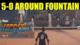 How to "5-0 around the Fountain" STREETS Goal Challenge Location Guide - Tony Hawk Pro Skater