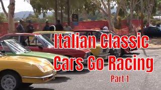 Italian Classic Cars Go Racing | Part 1 (In the Pits)