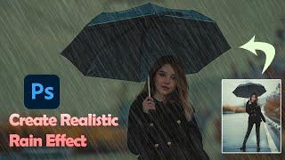 How to Create an AWESOME Rain Effect in Photoshop || Photoshop Tutorial