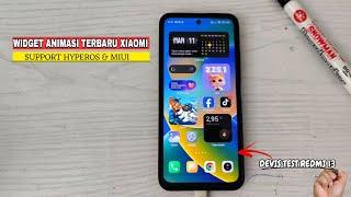 Cara ubah tampilan widget di redmi 13 hyperos 2.0