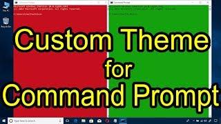 Change the Color of Command Prompt In Windows 10