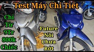 TEST MÁY CHI TIẾT CẶP HONDA FUTURE 1 HIẾM RẺ CHỈ CÒN TỪ 9.XTR/ CHIẾC l XE MÁY TRUNG NGHIỆP