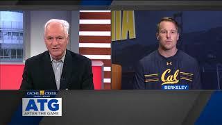 UC Berkeley running back Patrick Laird speaks to ABC7 News Sports Anchor Mike Shumann