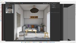 Interior Rendering Settings in Sketchup & Vray Next Tutorial #045 Full Lighting & Render Setup