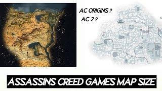 Assassin's Creed Games : All Maps SIZE Comparison | 2019