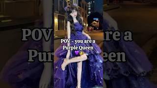 POV - you are a purple queen @chavi_creations #aesthetic #trending#korean#fypシ #million#views