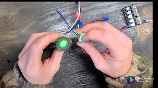 How to wire a 5 pin halo LED switch.