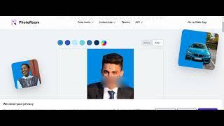 How to convert a simple photograph/picture into blue background passport size picture in one click