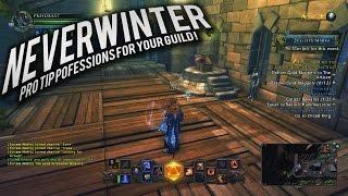 Neverwinter:Pro Tip professions for your guild
