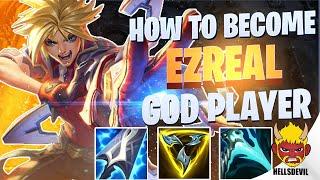 How To Become A GOD Ezreal In Wild Rift | Challenger Ezreal Gameplay | Guide & Build
