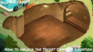 How to unlock the Secret Campsite Location - Secret Cat Forest