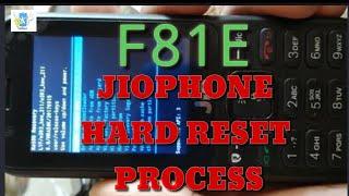 F81E Jiophone Hard Reset process #F81E #hardreset