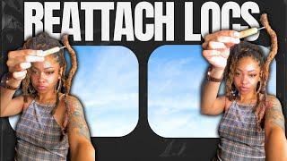 How To Reattach Locs EASY