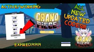 (CODES!!!) ALL NEW/ACTIVE & EXPIRED CODES IN GPO UPDATE 2 | Grand Piece Online