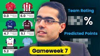 BRUNO RED CARD DISASTERCLASS! | BigManBakar's Team Reveal | Gameweek 7 | FPL 24/25