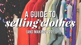 How to (Strategically) Sell Clothes + Make $$$ | Depop, Poshmark, Ebay, Resale Shops, Etc!
