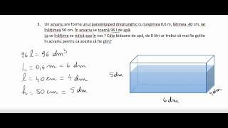 Masa si volumul corpurilor - Probleme practice