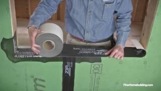 How to Flash a Window Sill | ZIP System™ stretch tape