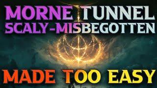 Elden Ring Morne Tunnel Boss - Scaly Misbegotten Guide - FULL Morne Tunnel Walkthrough