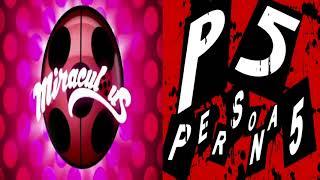 Parody VS  Original intro | Miraculous Persona 5 VS. Persona 5