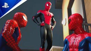 Spider-Man: No Way Home | Recreating "The 3 Peter's Talk" scene in Spider-Man PS4