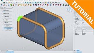 [Tutorial] Ondsel/FreeCAD SubShapeBinder use for closed loop pipe routing.