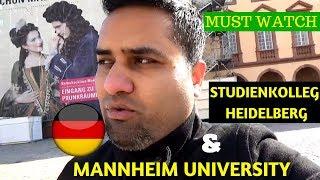 Visit to Studienkolleg Heidelberg and Mannheim University