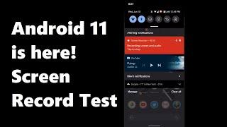 Android 11 Beta - Screen Recorder set up! (Pixel 4 XL)