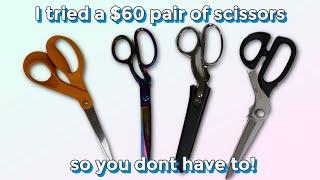 Let's chat about FABRIC SCISSORS! Is there a difference between an $8 pair and a $60 pair?