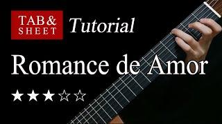 Romance de Amor - Guitar Lesson + TAB
