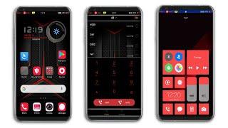 Red Dark Edition Theme For OPPO And Realme ! Full Dark Mode