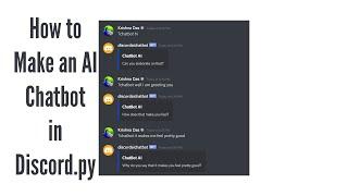 How to Make an AI Discord Chatbot (Discord.py Rewrite) (With Wikipedia Summary Search Functionality)
