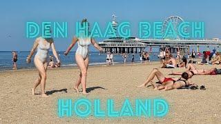 Beach Walk Den Haag Holland     September 2021 4K