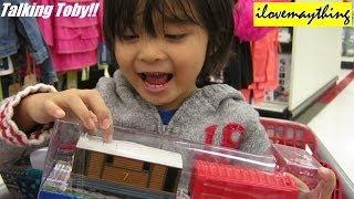 Unboxing Talking Toby Trackmaster Train - Thomas and Friends Toy Train