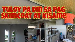 Skimcoat , Kisame  at plastering ng mga biga at poste.. Sabay sabay na..