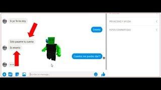 Trolleo a un Estafador De Roblox!! (Scamer de cuentas)