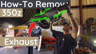 How to Remove a 350z Aftermarket Exhaust | DIY Guide